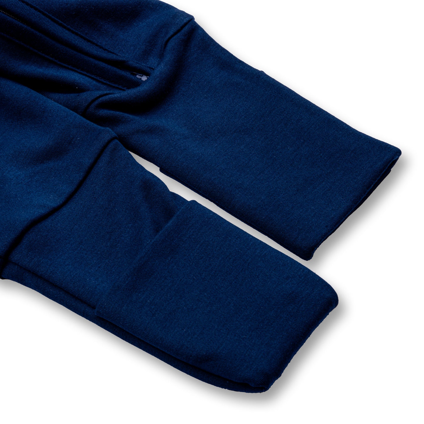 convertible zipper romper - blue