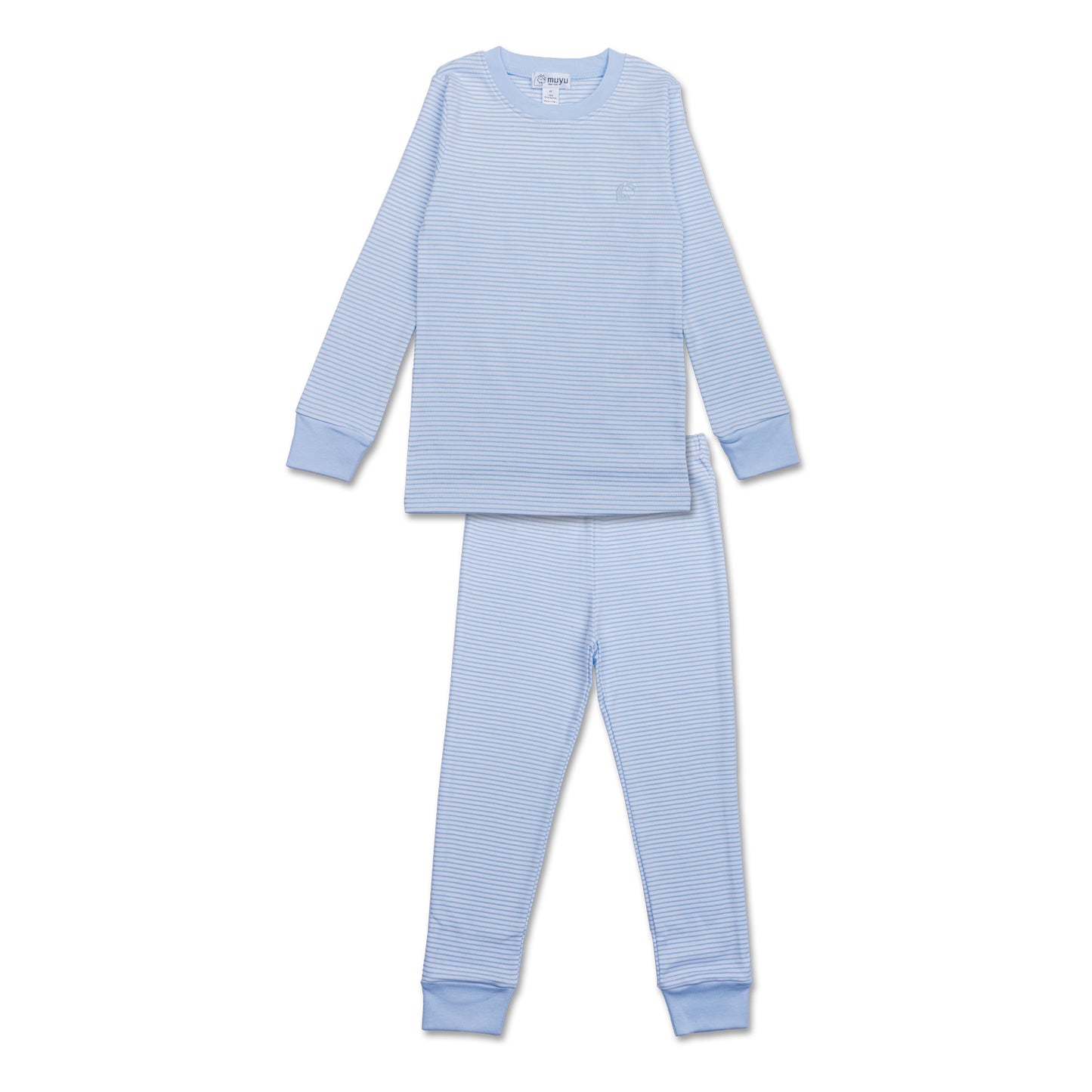 pajama - blue stripes