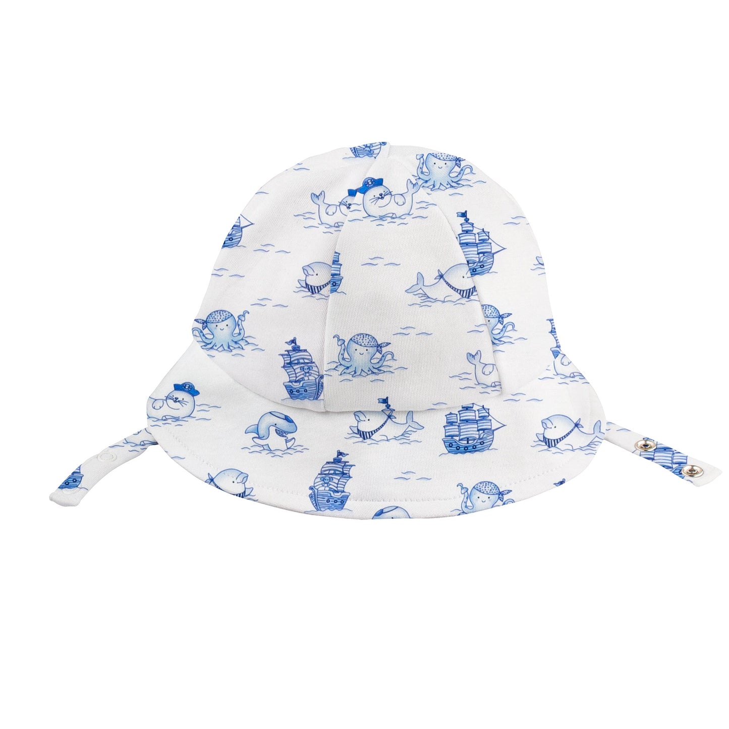 pirates navy sun hat