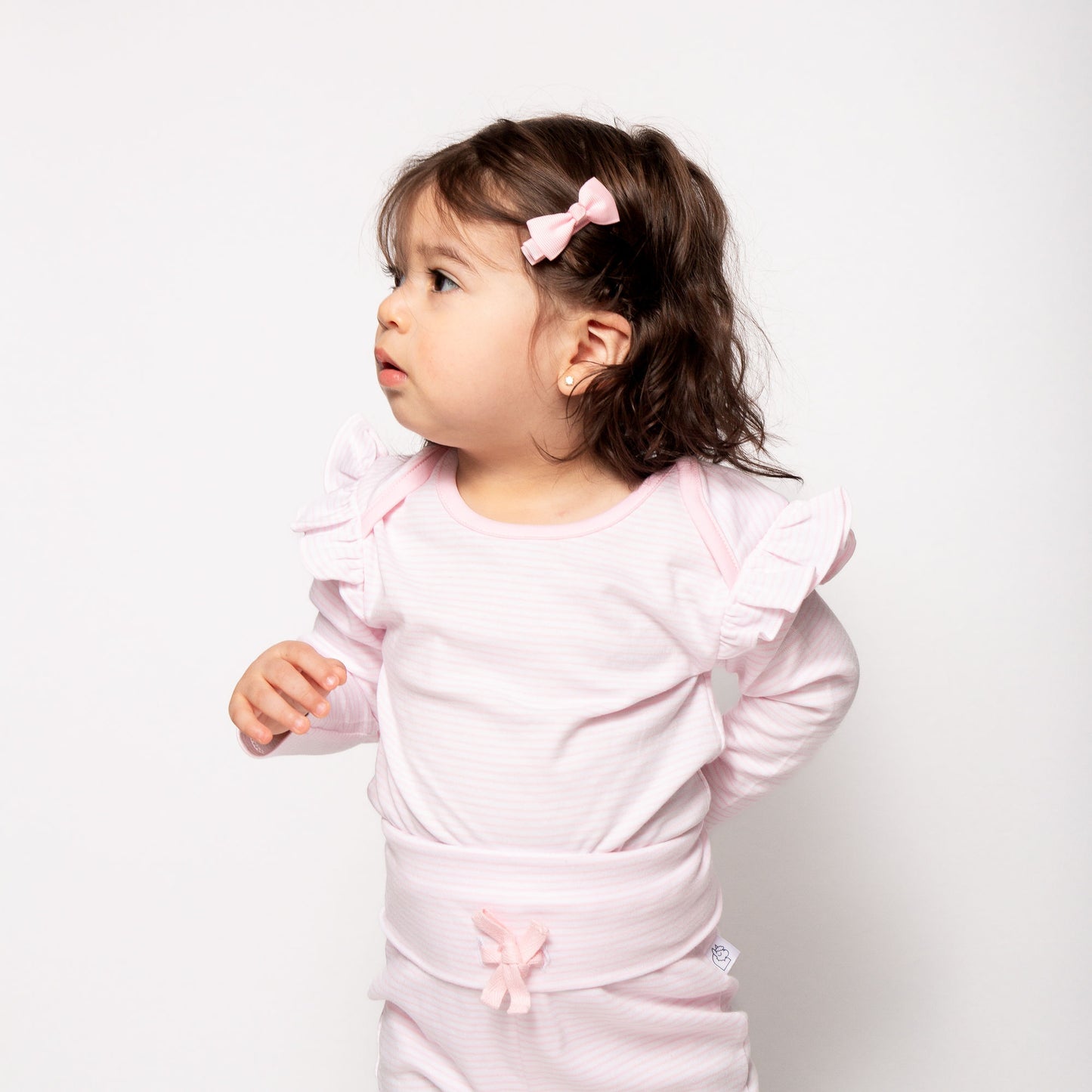 long sleeve ruffle bodysuit