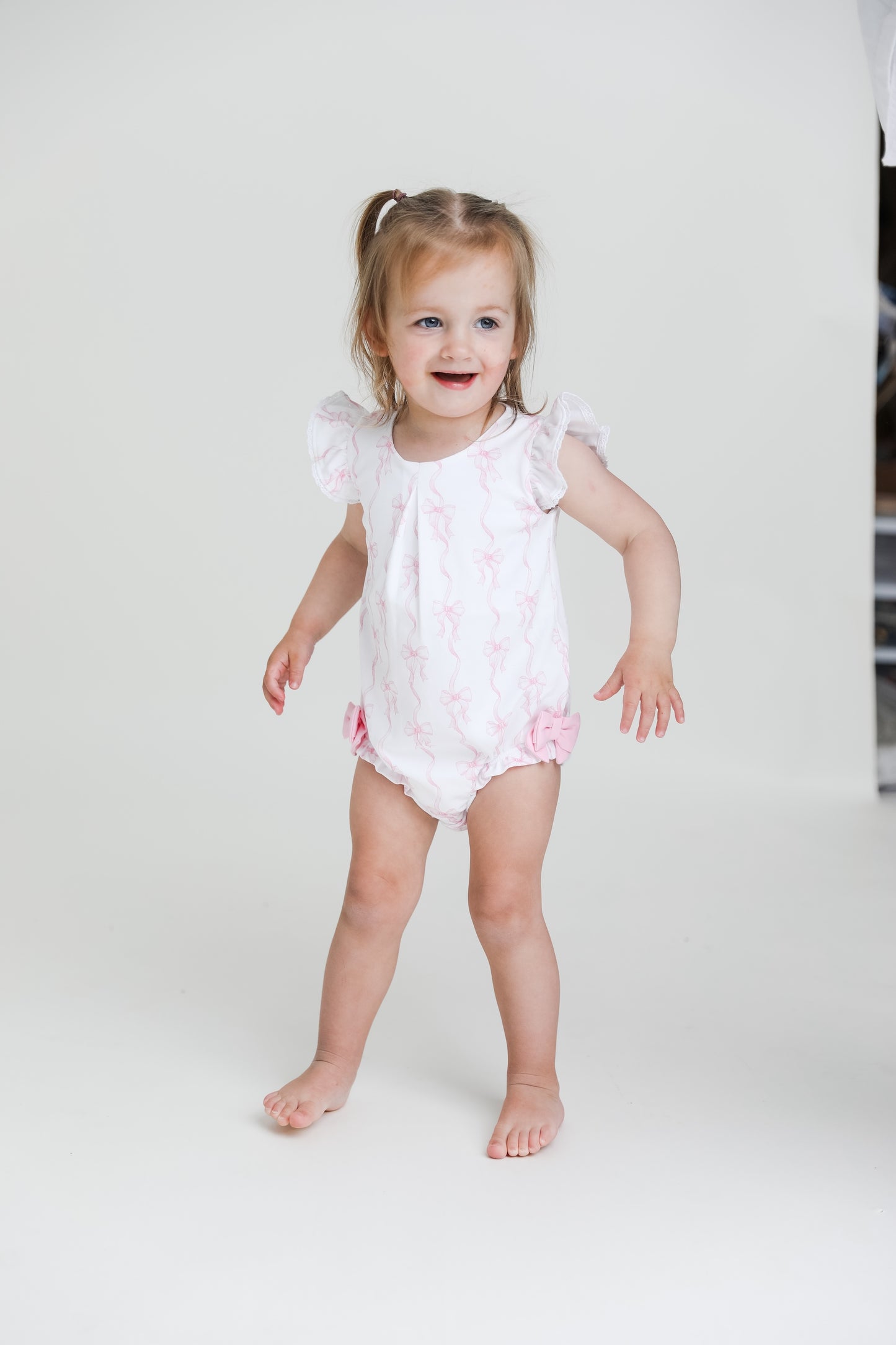 coquette bows bubble with ruffles and bows