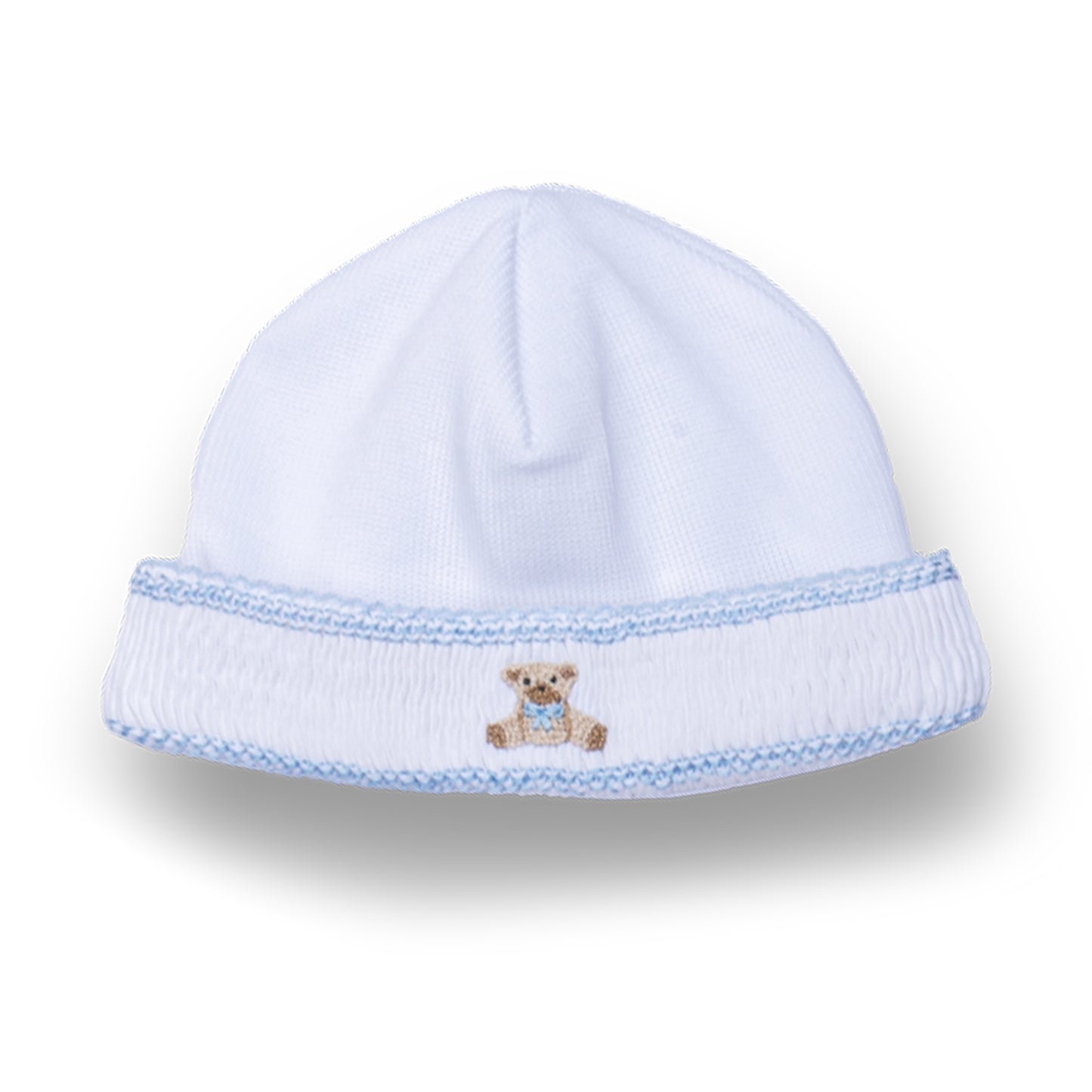 handmade smocked bear hat