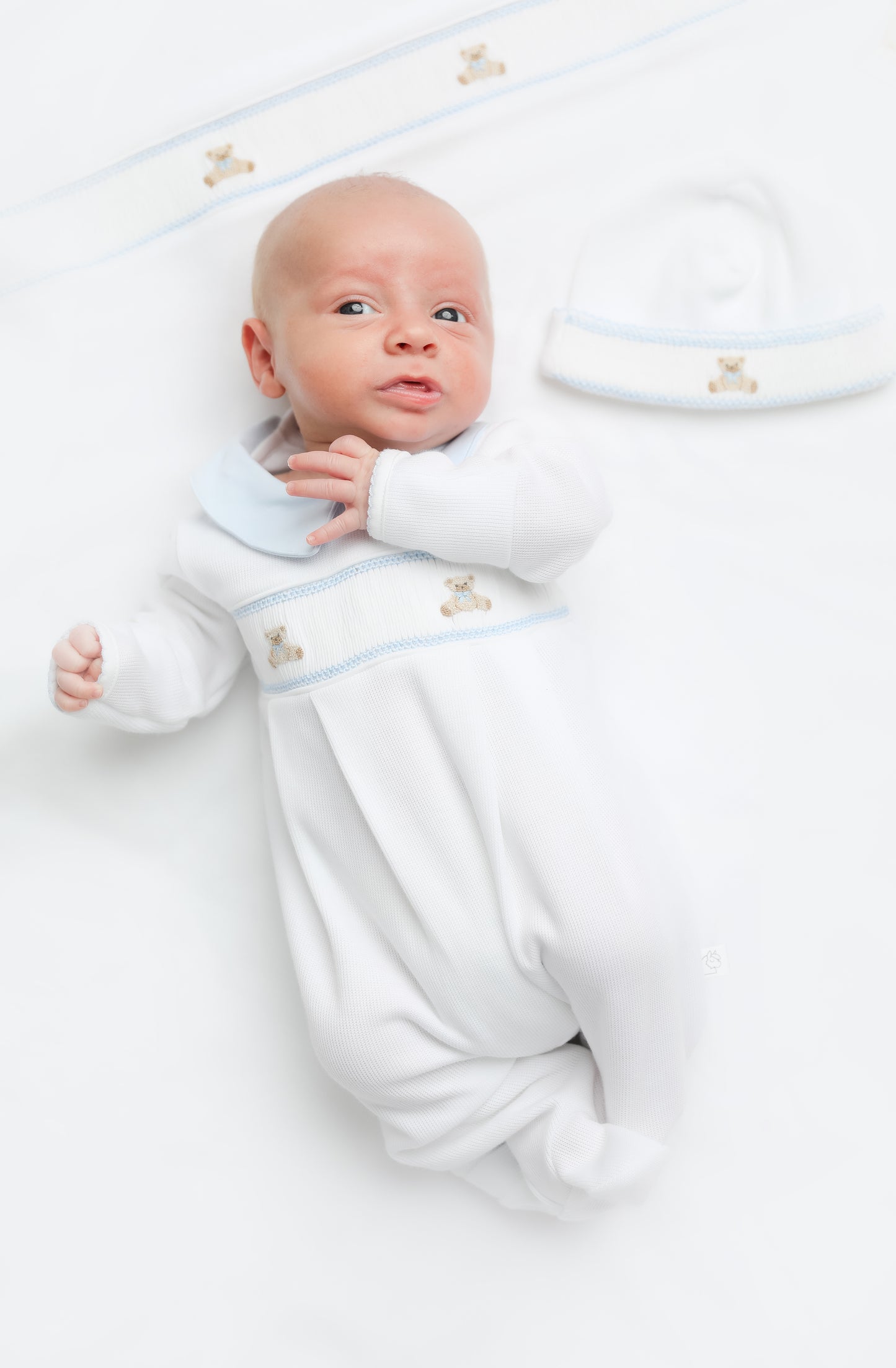 handmade smocked bear bundle (3 pcs)
